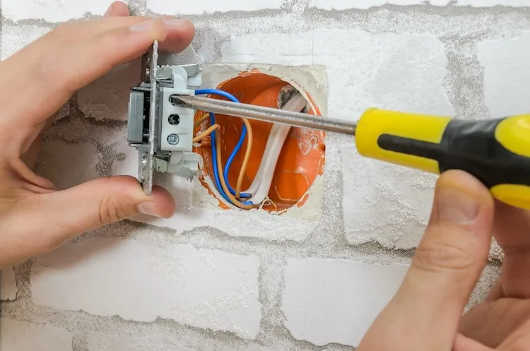 Elektrische schakelaar installatie